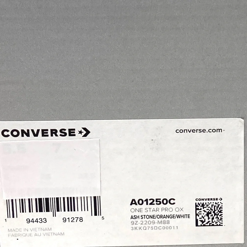 Converse CONS One Star Pro OX Low Top Suede Gray Women's Size Sneakers A01250C - Picture 9 of 10